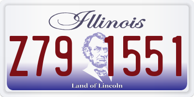 IL license plate Z791551