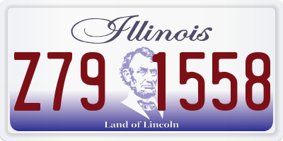 IL license plate Z791558