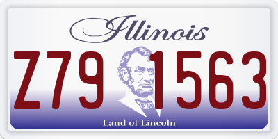 IL license plate Z791563
