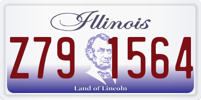 IL license plate Z791564