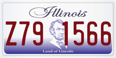 IL license plate Z791566