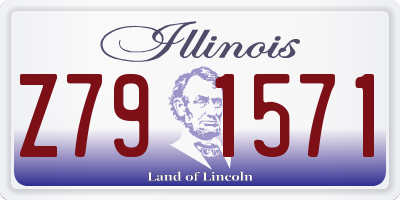 IL license plate Z791571
