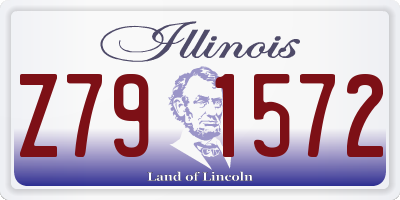 IL license plate Z791572