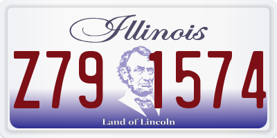 IL license plate Z791574
