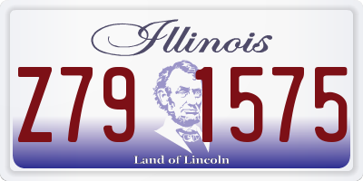IL license plate Z791575