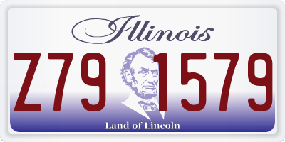 IL license plate Z791579