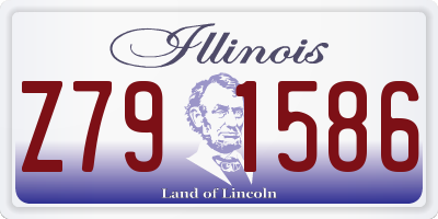 IL license plate Z791586