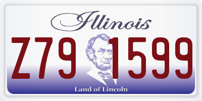 IL license plate Z791599