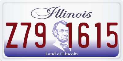 IL license plate Z791615