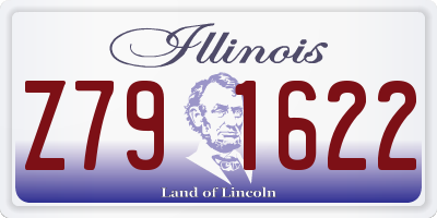 IL license plate Z791622