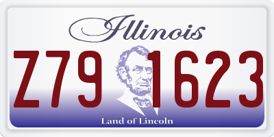 IL license plate Z791623