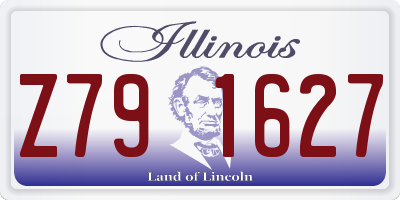 IL license plate Z791627