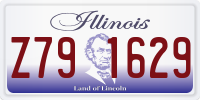IL license plate Z791629
