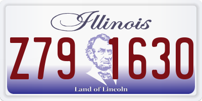 IL license plate Z791630