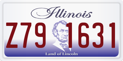 IL license plate Z791631