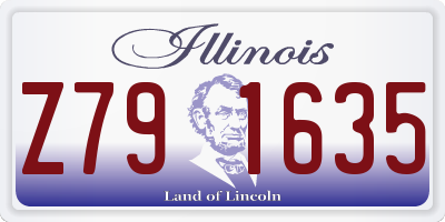 IL license plate Z791635