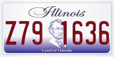 IL license plate Z791636