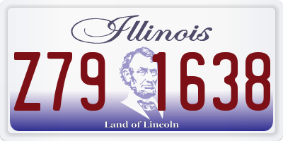 IL license plate Z791638
