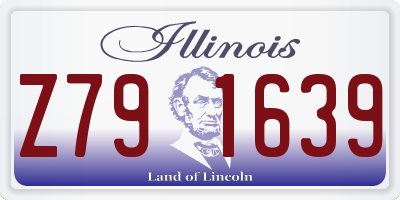 IL license plate Z791639