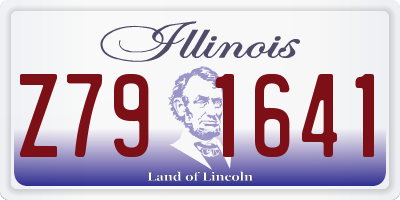 IL license plate Z791641