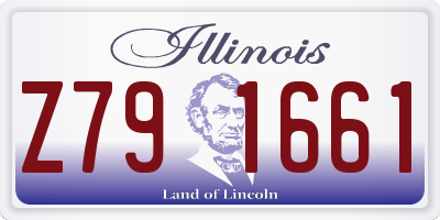IL license plate Z791661