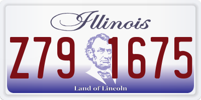 IL license plate Z791675