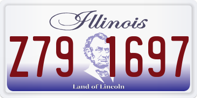 IL license plate Z791697
