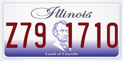IL license plate Z791710