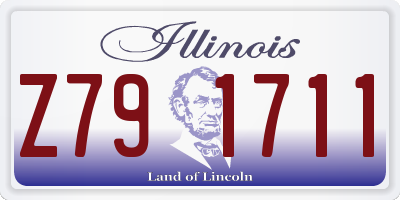 IL license plate Z791711
