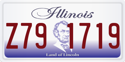 IL license plate Z791719
