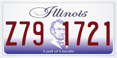 IL license plate Z791721