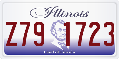 IL license plate Z791723