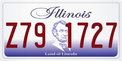 IL license plate Z791727