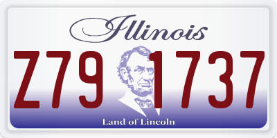 IL license plate Z791737