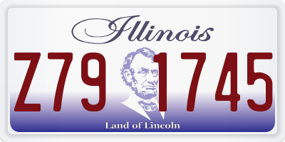 IL license plate Z791745