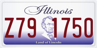 IL license plate Z791750