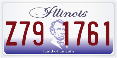 IL license plate Z791761