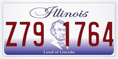 IL license plate Z791764