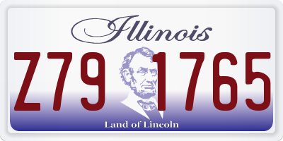IL license plate Z791765