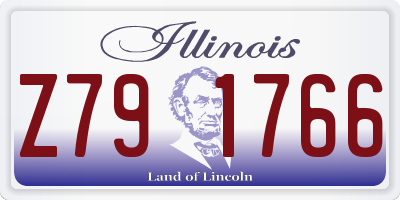 IL license plate Z791766