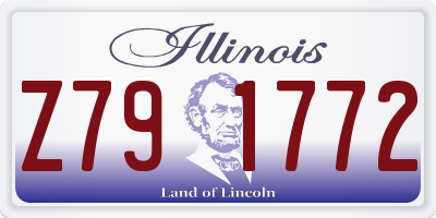 IL license plate Z791772