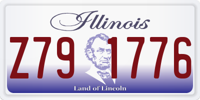 IL license plate Z791776