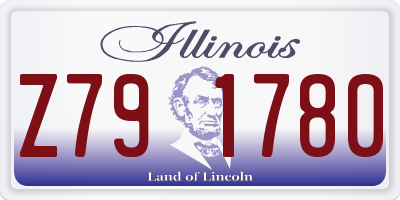 IL license plate Z791780