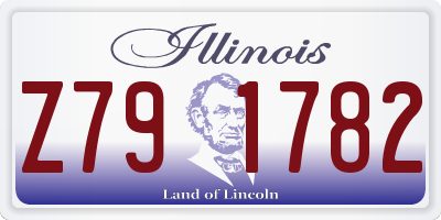IL license plate Z791782