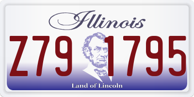 IL license plate Z791795