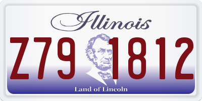 IL license plate Z791812