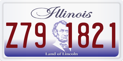 IL license plate Z791821