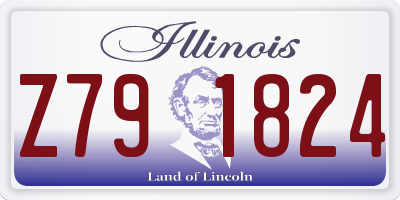 IL license plate Z791824