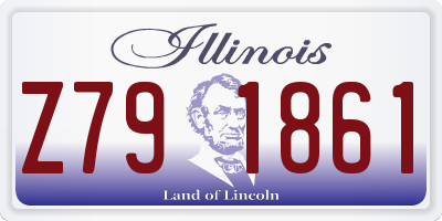 IL license plate Z791861