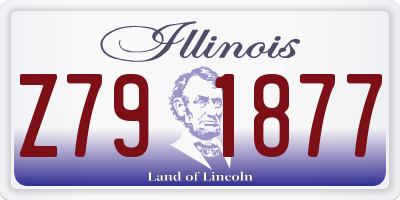 IL license plate Z791877